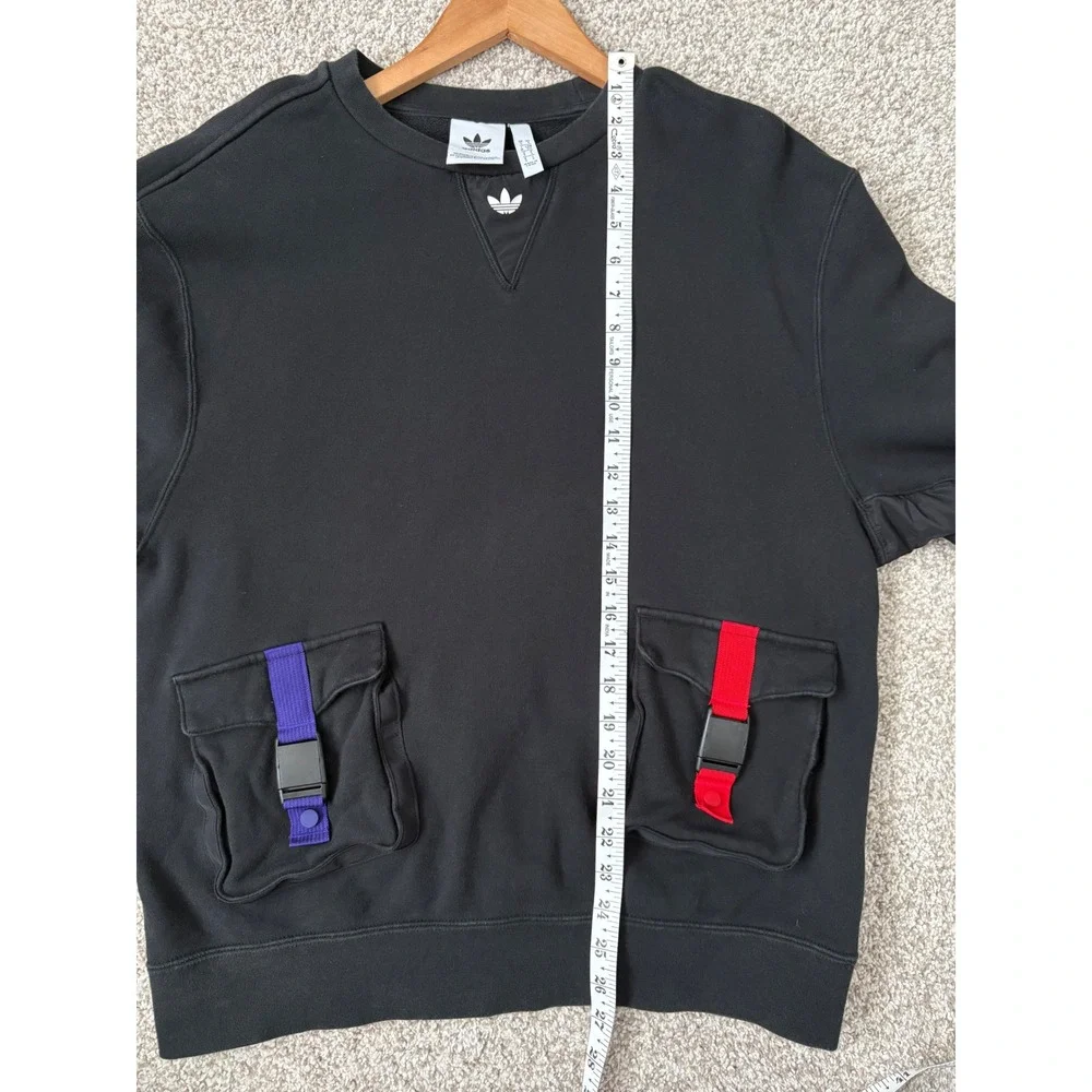 Adidas Originals Lunar New Year Utility Cargo Pocket Sweatshirt‎ Trefoil Logo S